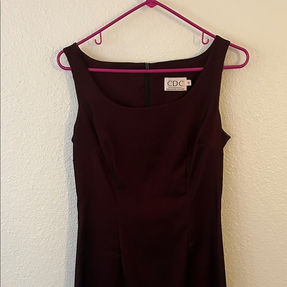 CDC Deep Burgundy Mini Dress - Picture 6 of 6